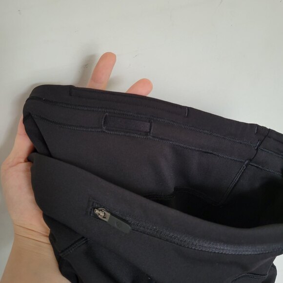Lululemon Drawstring Dropped Side Pockets Back Pocket Cropped Leggings Size 4 - Picture 7 of 15